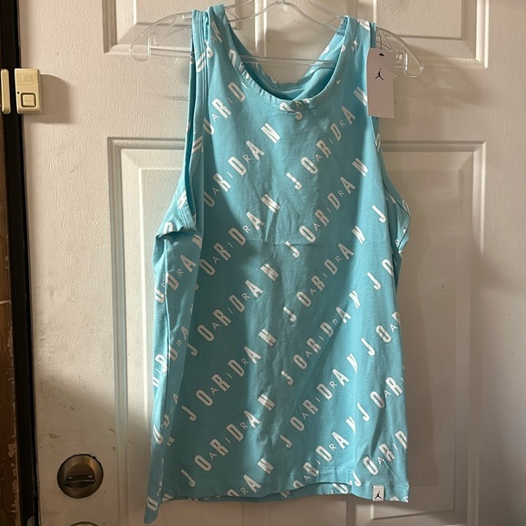 *FINAL* Jordan Essentials Tank Top: BLUE: NEW WITH DEFECT: SIZE SMALL - Picture 1 of 7